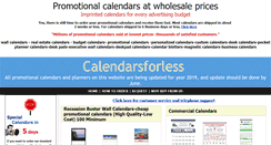 Desktop Screenshot of calendarsforless.com